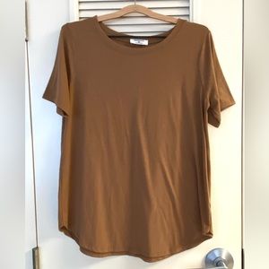 Tan brown shirt